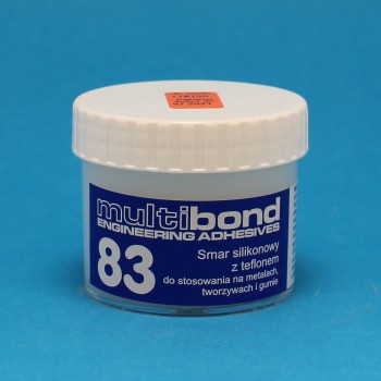 Multibond 83 smar silikonowy stały, napełniony teflonem