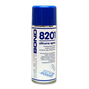 Multibond 8201 silicone spray olej silikonowy w aerozolu